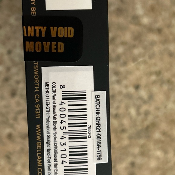 bellami 22" inches hand tied extensions - Picture 2 of 2